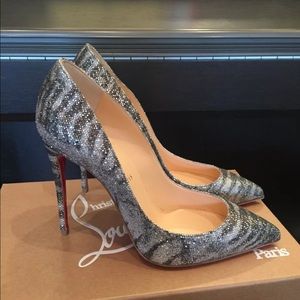 Christian Louboutin Glitter Sirene 40.5 / US 9.5